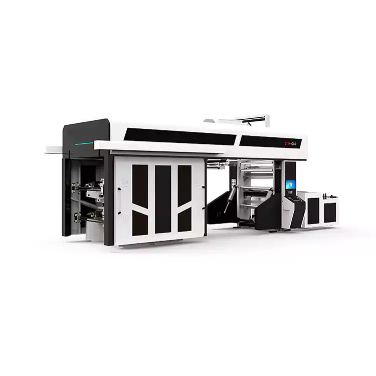 4-8 रंग फ्लेक्सोग्राफ़िक सीआई प्लास्टिक फ्लेक्सो प्रिंटिंग मशीन