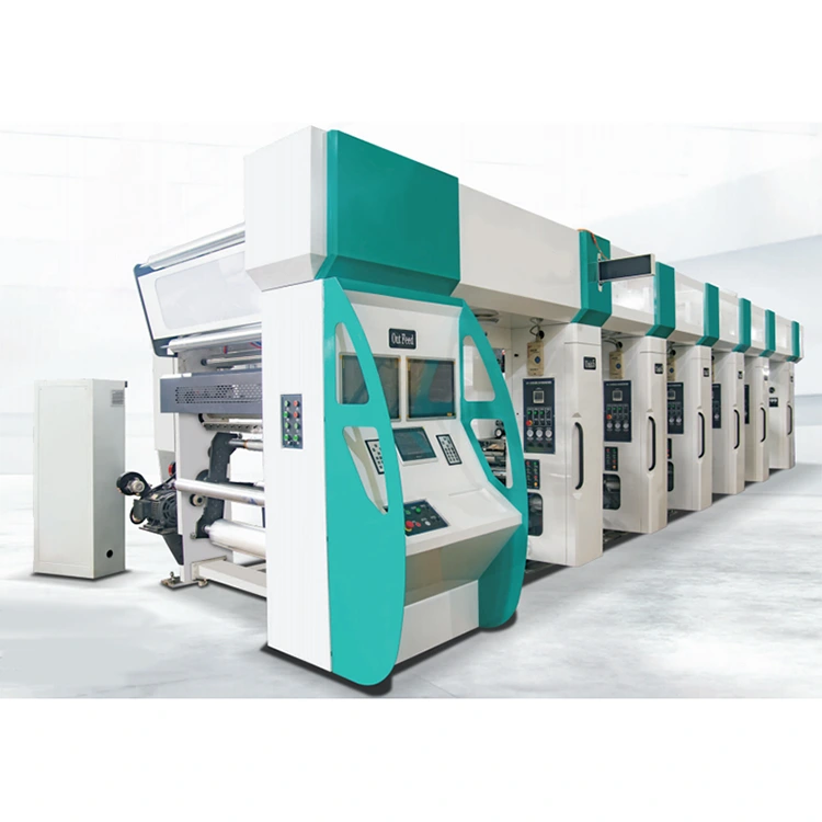 कम्प्यूटरीकृत स्वचालित रोटोग्रेव्योर प्रिंटिंग मशीन तीन वेक्टर मोटर